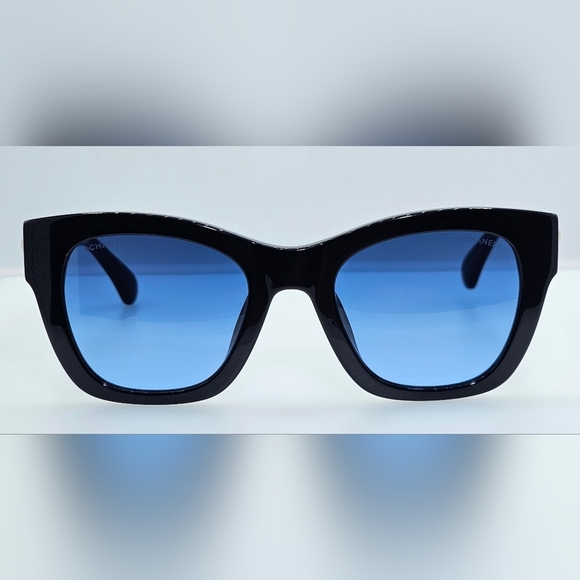 Chanel Square Sunglasses CH5478 1643/S2 featuring a Blue frame with Blue… - Picture 7 of 16